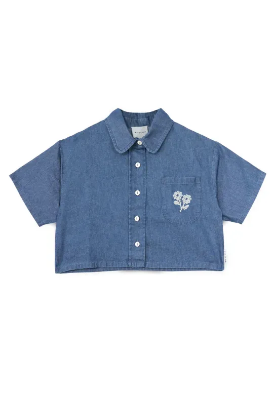 Am_lie_Denim_Shirt_Blauw