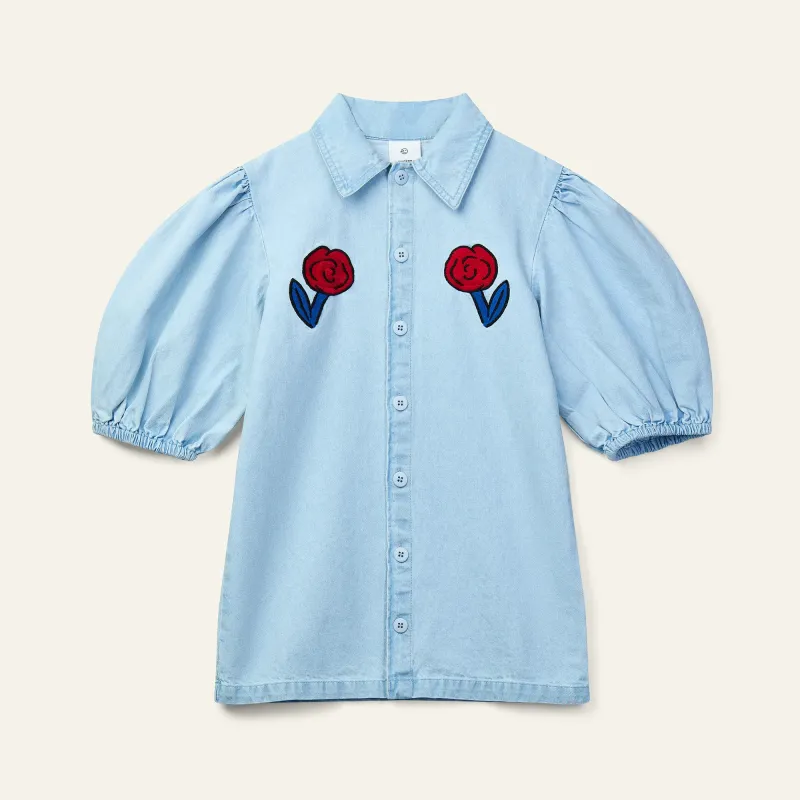 Anka_Shirt_Dress_Blauw