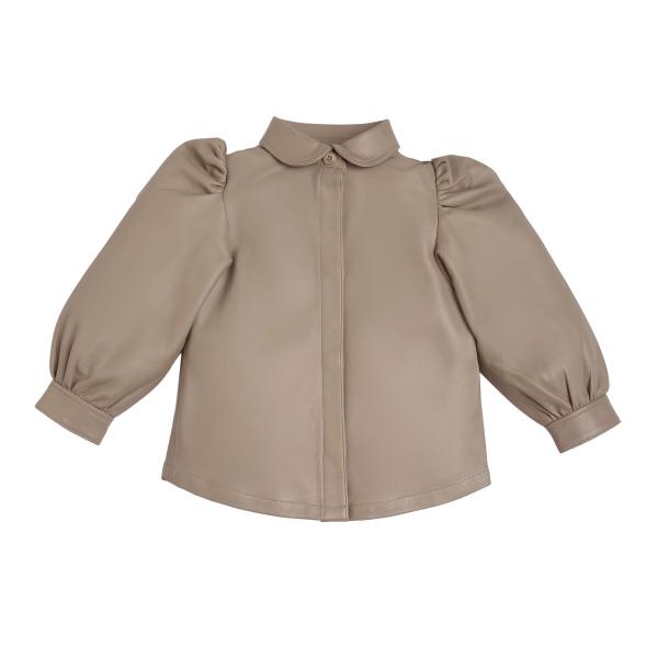 Boa_Blouse___Grey_beige_leather_