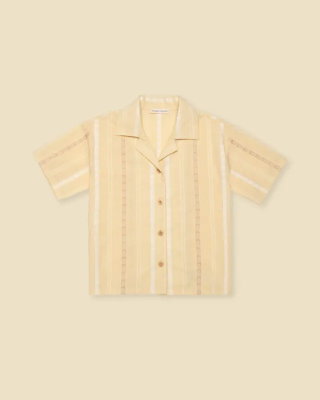 Bowling_Shirt_Pineapple_Stripe_Geel_2