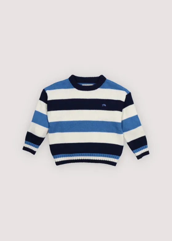 Celosia_Jumper_Summer_Midnight_Stripes_Blauw
