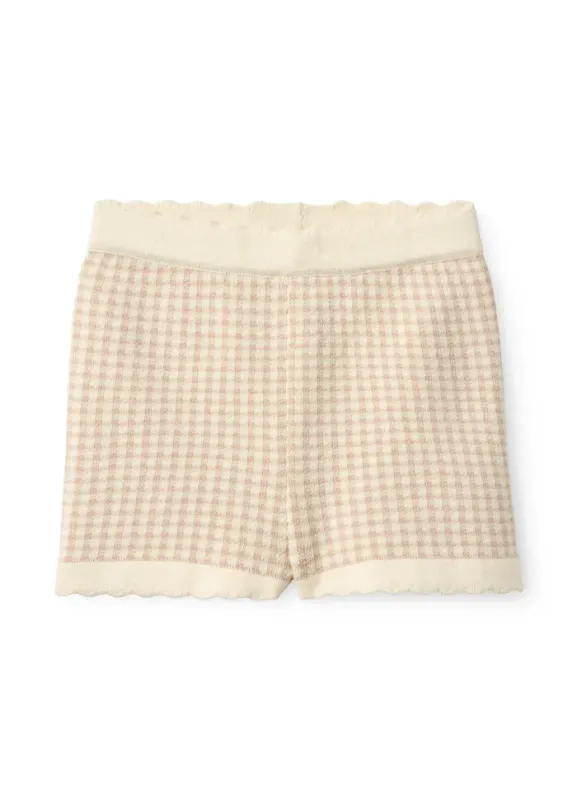Check_Jacquard_Shorts_Beige