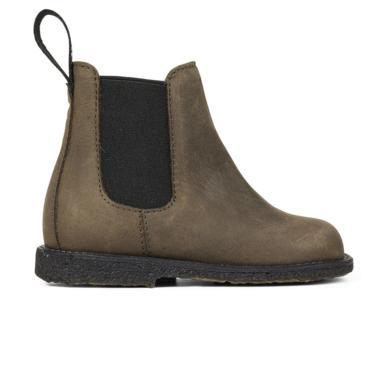 Chelsea_boot_with_logo_and_zipper_Groen_2