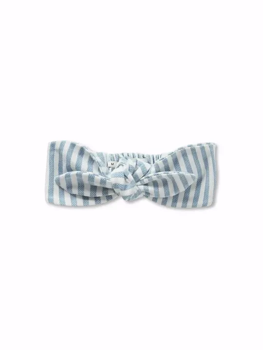 Headband_Bow_Stripes_Blauw