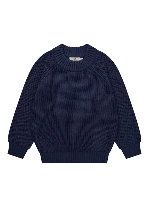 Knitted_Classic_Rib_sweat_Blauw