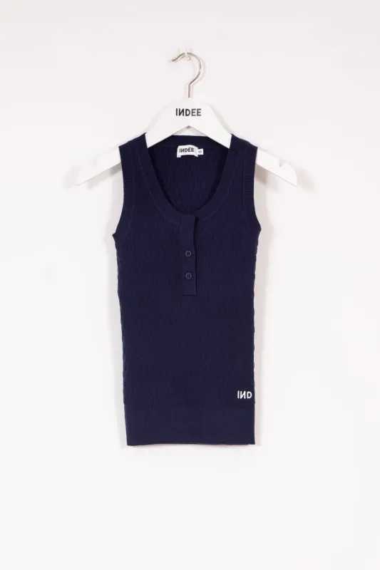 Knitted_Tank_Top_Round_Neck_Blauw