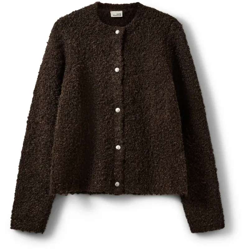 Kyra_SY_Cardigan_Dark_brown_bruin_1