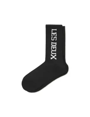 Les_Deux_Vertigo_Rib_Socks_Zwart_2