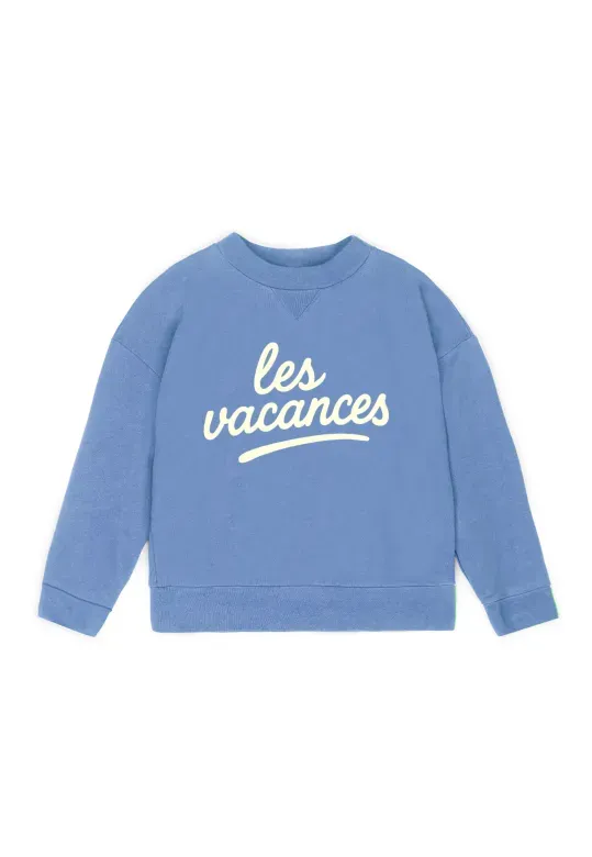 Les_Vacances_Sweatshirt_Unisex_Blauw