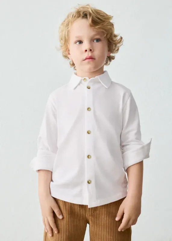 Long_sleeve_Pique_Knit_Shirt_Wit_4