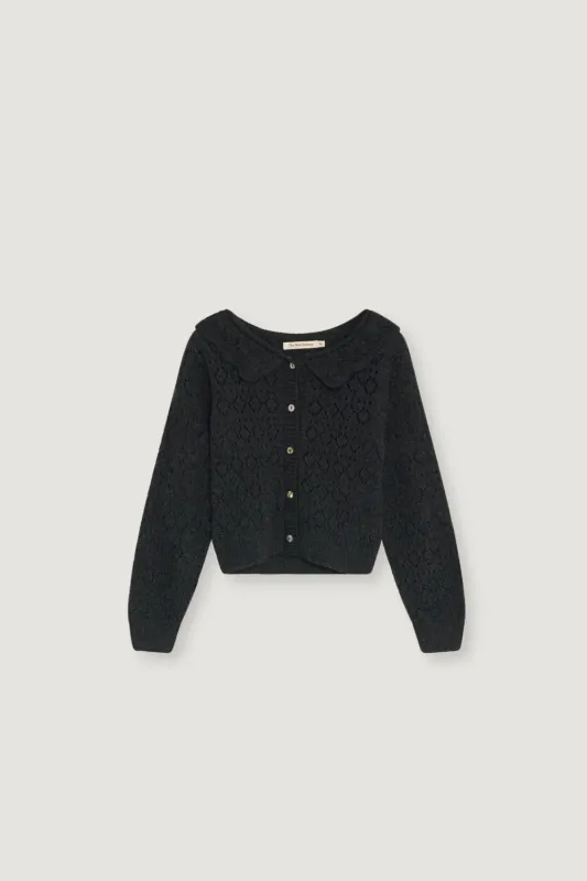 Luma_Cardigan_Dark_Grey_Melange_Blauw