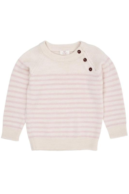 Merino_Classic_Striped_Pullover__Roze