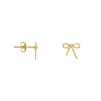 Mini_Dotted_Bow_Stud_Earring_Goud