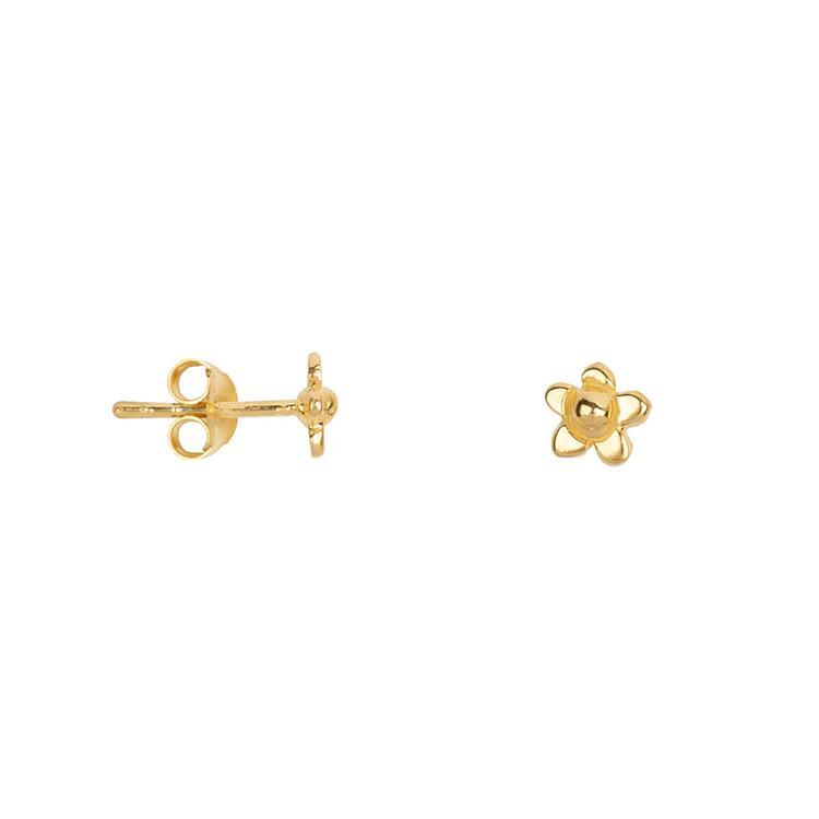 Mini_Flat_Flower_Dot_Stud_Gold_Goud