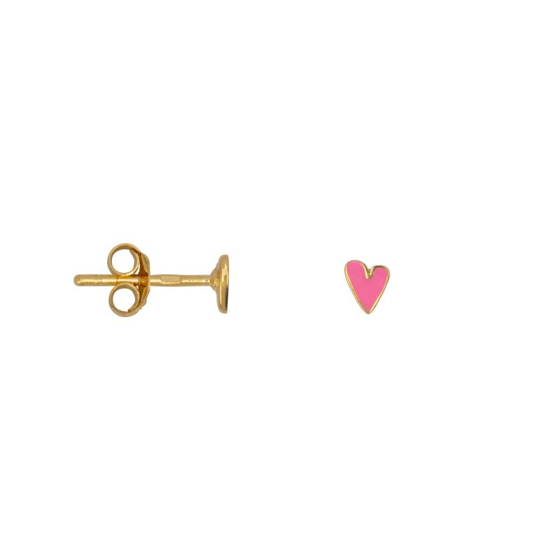 Mini_heart_stud_earring_roze_Roze