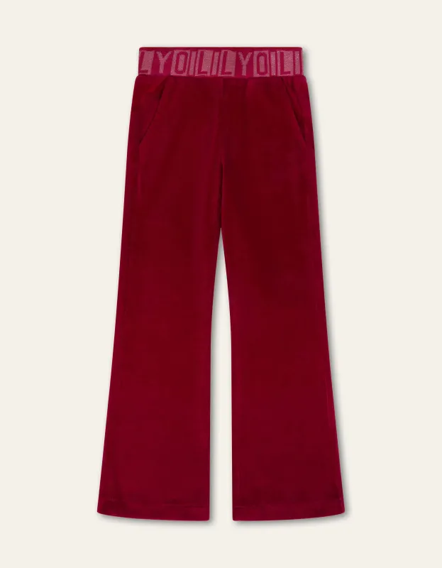 Perky_sweat_pants_rib_Rood
