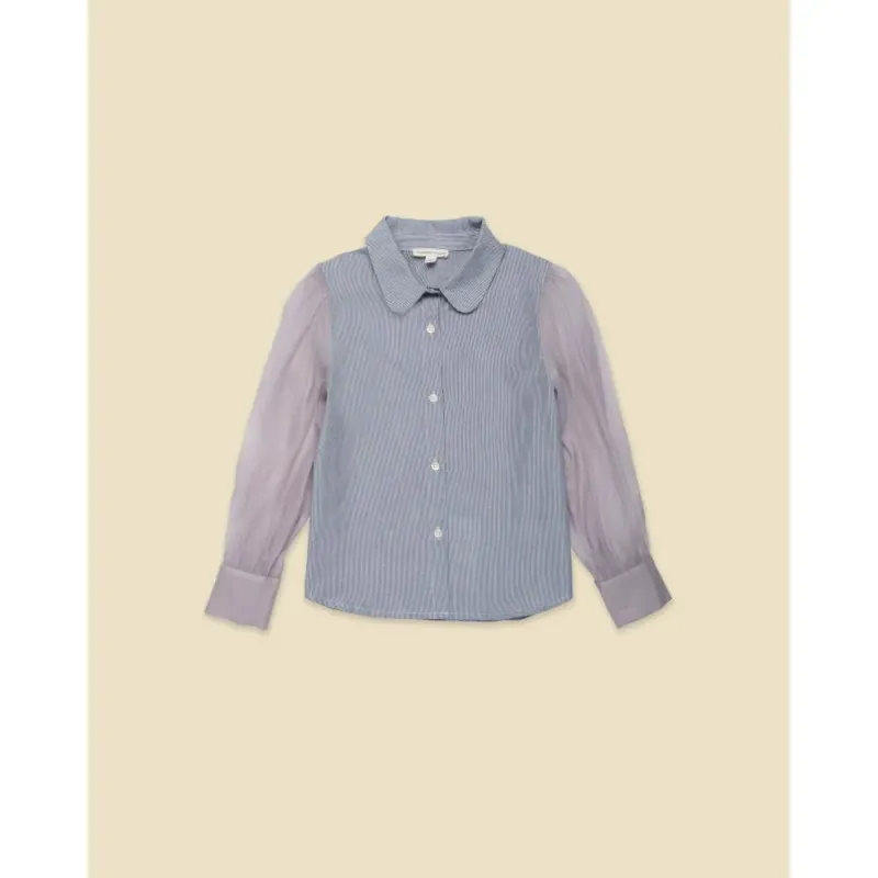 Pinstripe_Chiffon_Sleeve_Blouse_Grijs