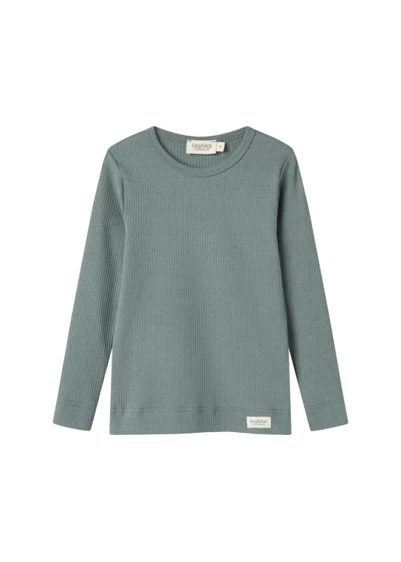 Plain_Tee_LS_T_shirt_Dusty_Green_Groen