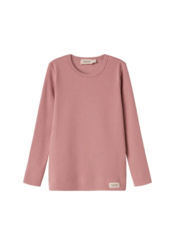 Plain_Tee_LS_T_shirt_Roze_1