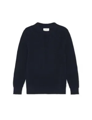 Rib_creweneck_Blauw