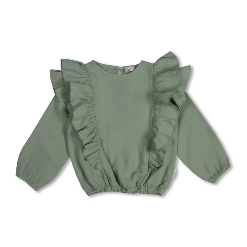 Ruffle_Blouse_Groen