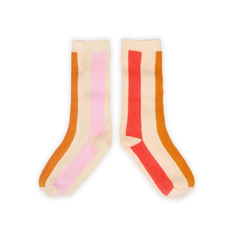 SOCKS_STRIPES_NECTARINE_Multi