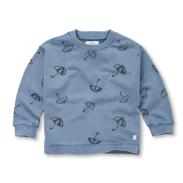 SWEATSHIRT_PARAPLUIE_PRINT_Blauw