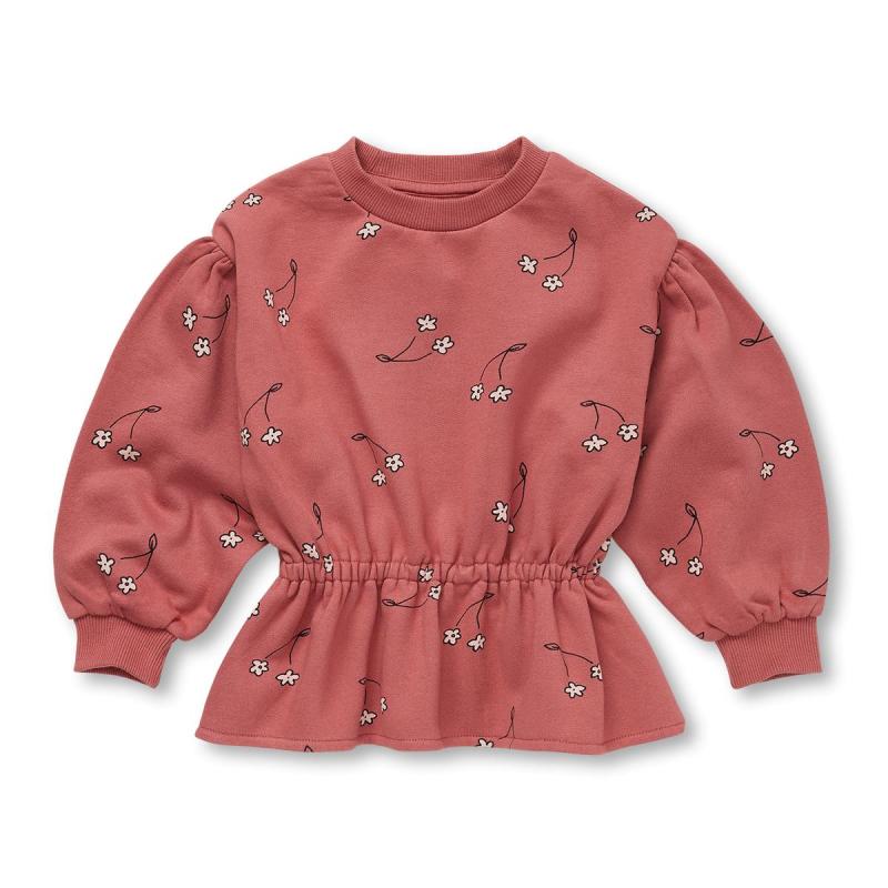 SWEATSHIRT_PEPLUM_CHERRY_FLOWER_Roze