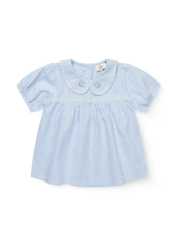 Seersucker_Blouse_Collar_Blauw_1