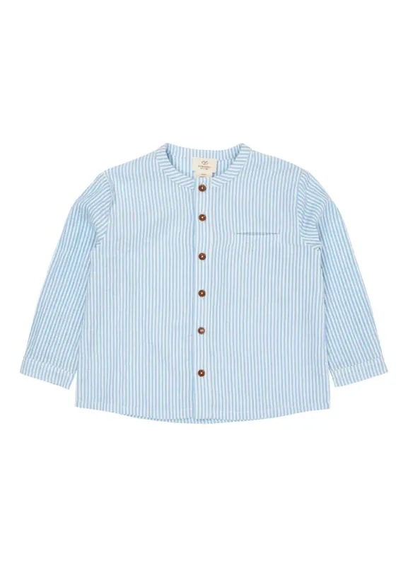 Seersucker_Shirt_Placket_Blauw