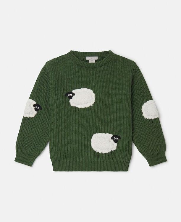 Sheep_Appliqu__Jumper_Groen