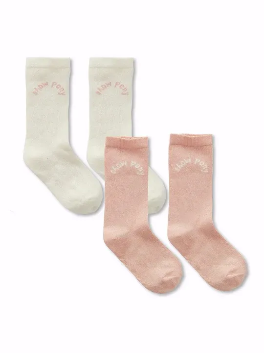 Socks_2_Pack_Pink_Roze