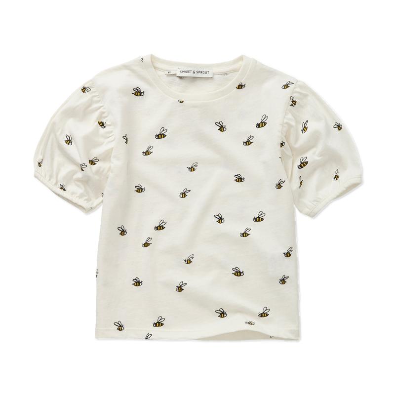 T_SHIRT_PUFF_SLEEVE_BEEZ_PRINT_Multi