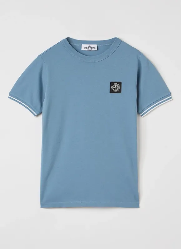 T_shirt_korte_mouw_Blauw_Blauw_1