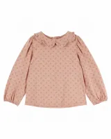 Blouse_col_fleur_Blauw