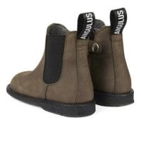 Chelsea_boot_with_logo_and_zipper_Groen