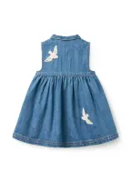 Denim_Dress_Crochet_Doves_Blauw_1