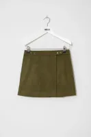 Fake_suede_mini_skirt_Groen