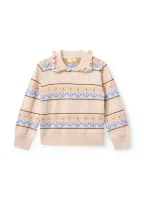 KNITTED_COLLAR_BLOUSE_BEIGE_COMB_Multi