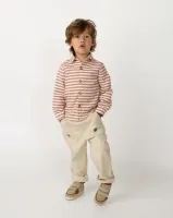 Leom_Shirt___Rust___White_Striped_Rood_1