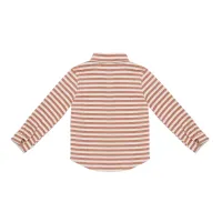 Leom_Shirt___Rust___White_Striped_Rood_2