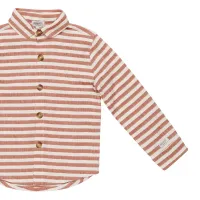 Leom_Shirt___Rust___White_Striped_Rood_3