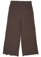 MODAL_RIB_WIDE_PANTS_DK_BROWN_Blauw_1