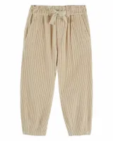 Pantalon_Velours_jogger_Creme