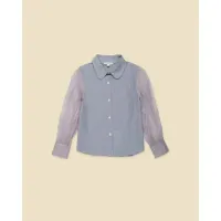 Pinstripe_Chiffon_Sleeve_Blouse_Grijs