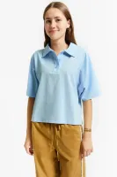 Plain_Colour_Polo_T_Shirt_Blauw_1