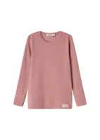 Plain_Tee_LS_T_shirt_Roze_1