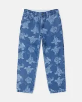 Print_Straight_Leg_Jeans_Blauw_1