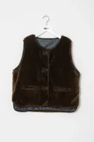 Reversible_fake_fur_gilet__Bruin