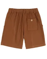 SHORT_GAZE_DE_COTON_Bruin_1